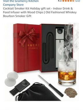 Cocktail Smoker Kit in Red Gift Box
